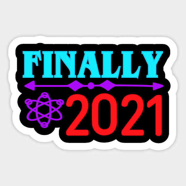 FINALLY 2021 Sticker by Shop Ovov